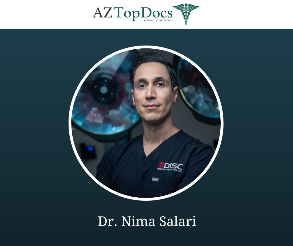 Nima Salari, MD, FAAOS Awarded As 2024 AZ Top Doc